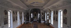 Abb. 7 Schwarzenberg, Katholische Pfarrkirche mit Freskenzyklus und Hauptaltar von Angelika Kauffmann © Bettina Baumgärtel, Archiv